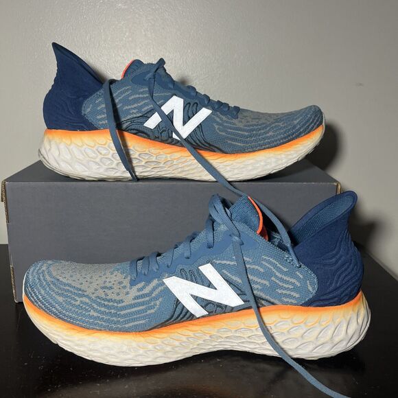 New Balance Fresh Foam 1080 Mens Size 11 Blue Running Shoes Sneakers M1080H10 - Picture 2 of 9